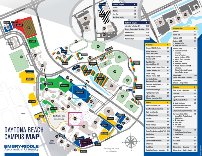 ERAU Campus Map