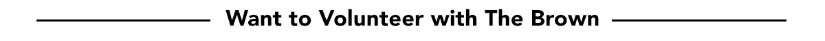 Want to Volunteer