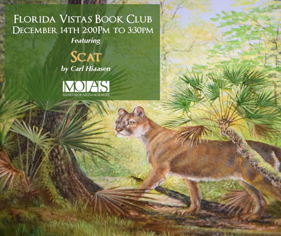 Florida Vistas Book Club Scat by Carl Hiaasen